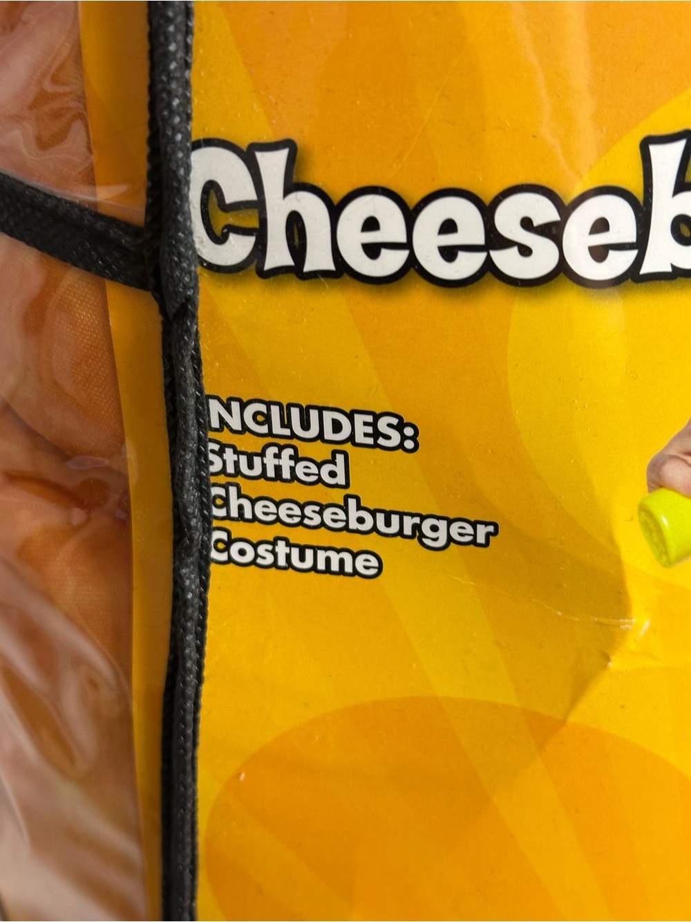 SPIRIT Cheeseburger Adult Costume. One Size - Picture 7 of 16